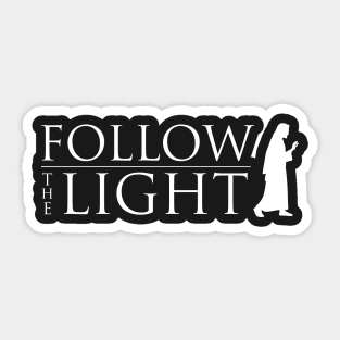 Follow the Light Sticker